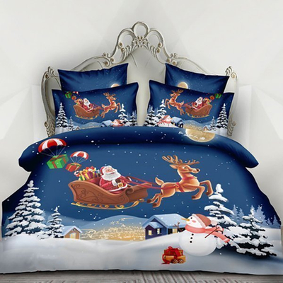 Lenjerie de pat de Craciun 140x200 - Lenjerie de pat