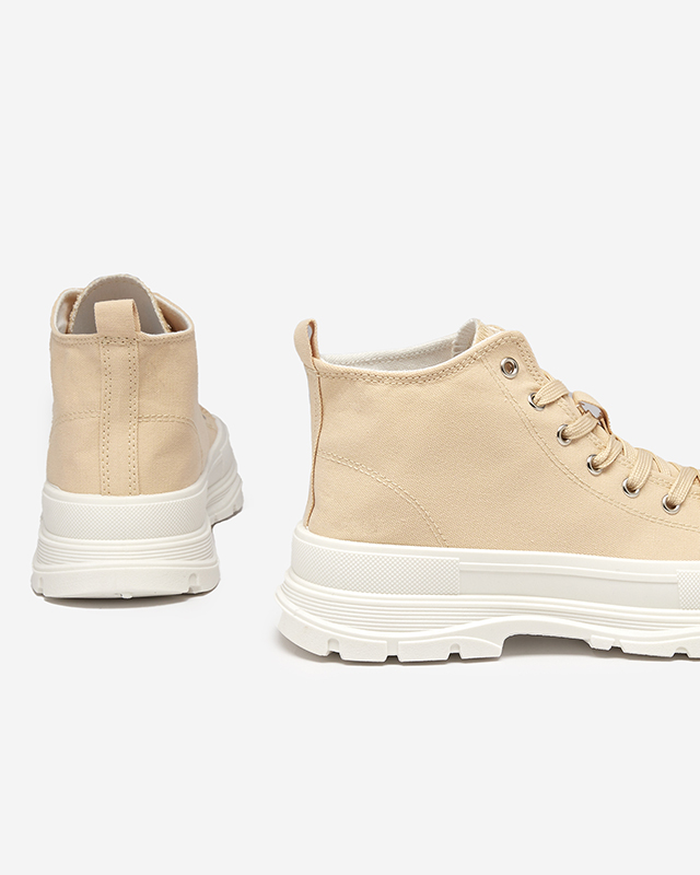 OUTLET Adidași sport de damă de culoare crem Merrika- Footwear