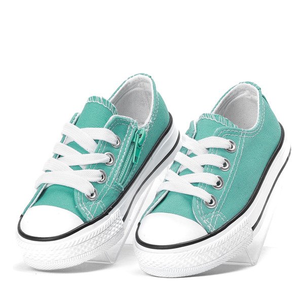 Dziecięce trampki w kolorze miętowym Susie - Obuwie