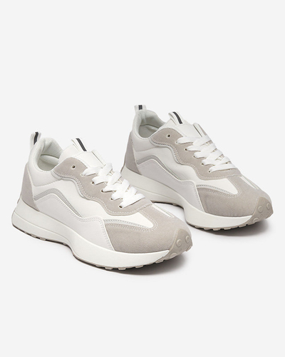 Pantofi de damă albi Qsially- Încălțăminte