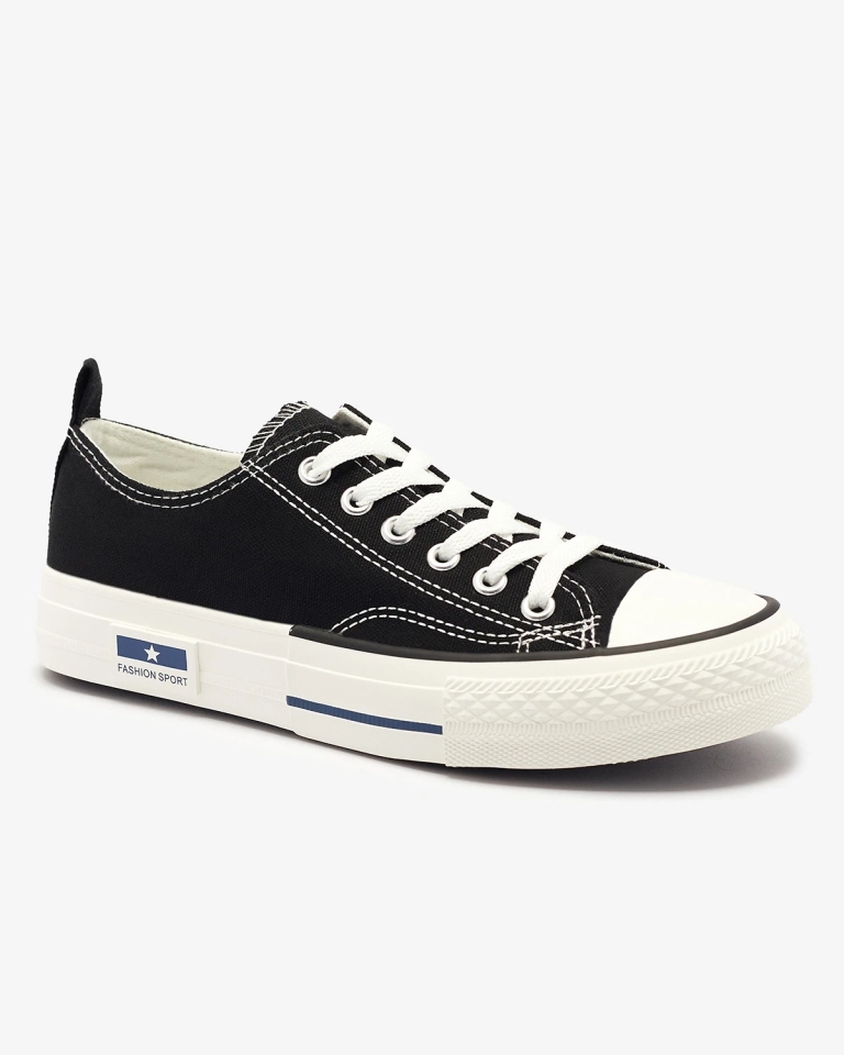 Adidași cu șiret pentru femei negri Cerity - Încălțăminte