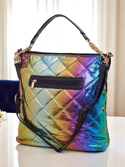 Royalfashion Geantă de mână mare pentru femei Shine Shine