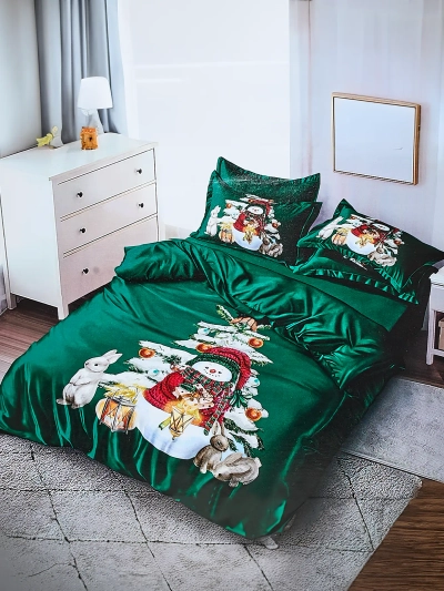 Lenjerie de pat royalfashion de Crăciun 160x200 set de 3 piese