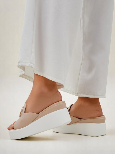Royalfashion sandale cu toc compensat pentru femei Daffin
