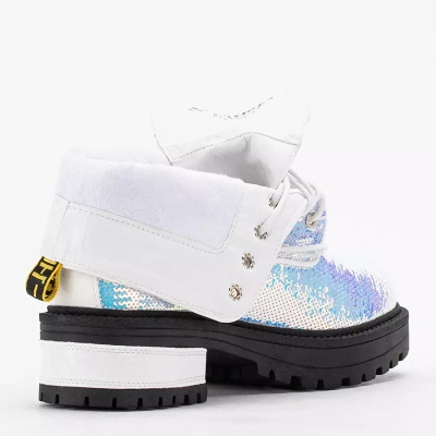 OUTLET Cizme dama cu paiete holografice Wysey - Incaltaminte