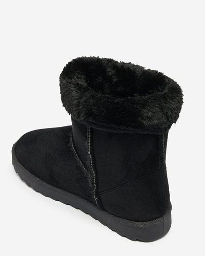 Royalfashion Cizme negre a'la cizme de zăpadă pentru femei Leaner