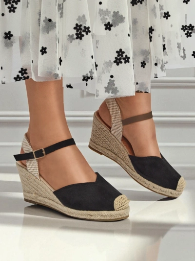 Royalfashion Sandale cu platformă pentru femei Solara Espadrilles