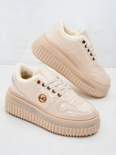 Royalfashion Adidași călduroși de damă cu blană Rozit