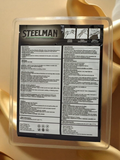 Plasture natural pentru potență pentru bărbați