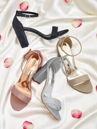 Royalfashion Sandale strălucitoare de damă Stella Glam