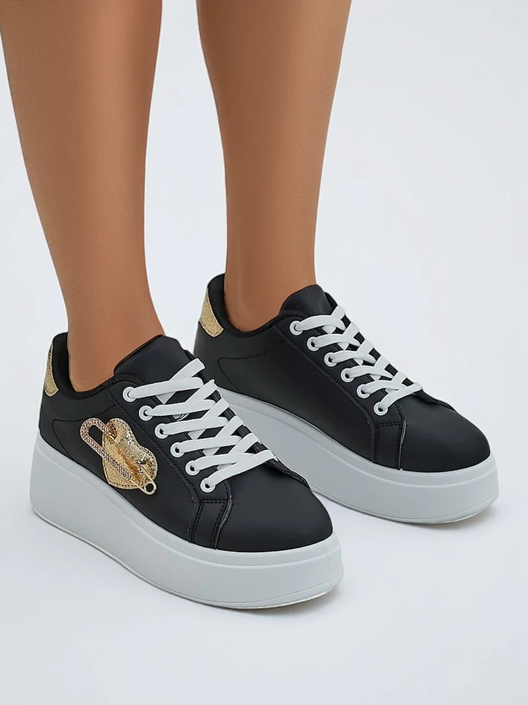 Royalfashion Adidași cu platformă pentru femei Lovig