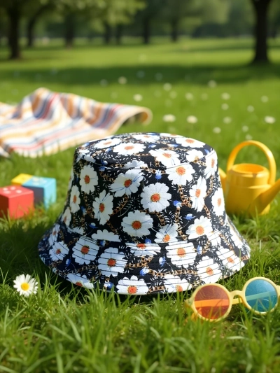 Royalfashion Pălărie tip găleată pentru copii Color Splash Bucket