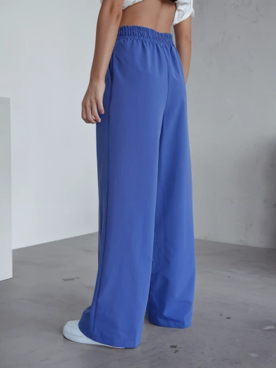 Pantaloni largi pentru femei Royalfashion cu pliuri