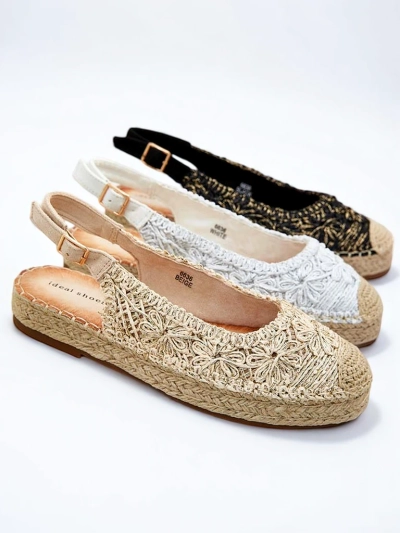 Royalfashion Espadrile de damă cu broderie decorativă