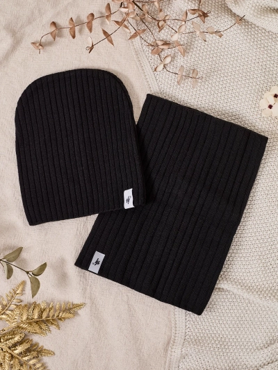 Royalfashion Set Universal de Iarnă - căciulă cu fular tubular