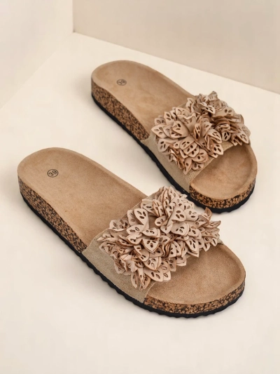 Royalfashion sandale pentru femei cu flori Occes