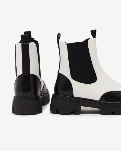 Royalfashion Cizme albe pentru femei Userrus