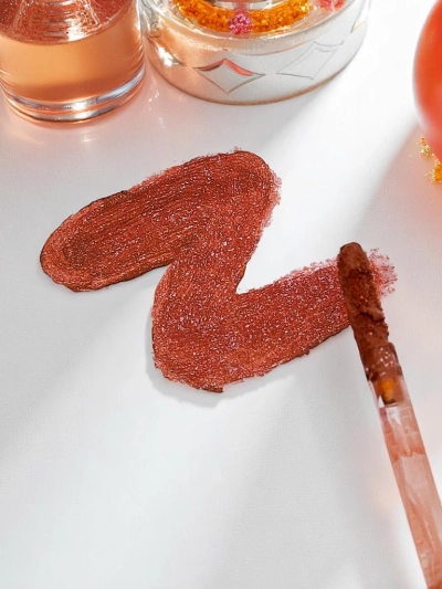 Glitter Lip Gloss un Clear Lip Gloss 2in1 Soft Blush
