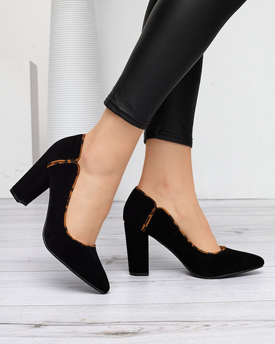 OUTLET Pantofi de damă negri pe post de pantofi Scalmi- Footwear