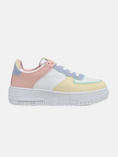 Sneakers damă Elektra Pastello - multicolorați piele ecologică primăvară