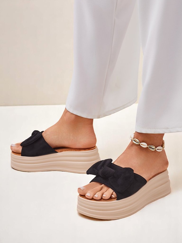 Royalfashion Papuci de damă cu platformă Givan