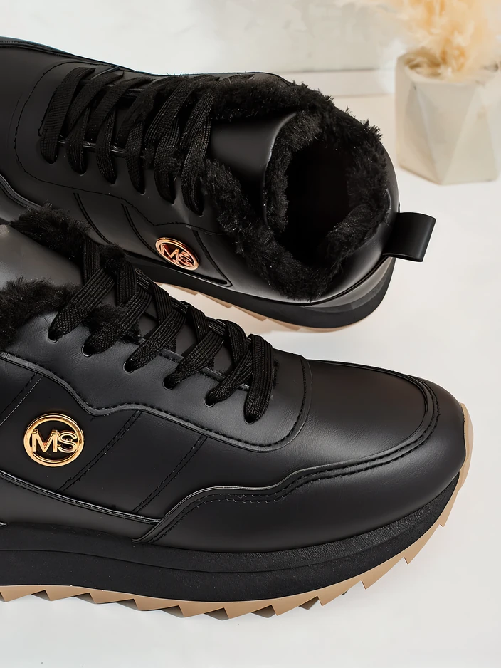 Royalfashion Adidași încălțați pentru femei cu blană Casot