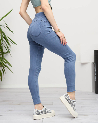 Tregging de damă bleumarin- Îmbrăcăminte