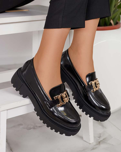 Royalfashion Mocasini lăcuiți de damă Bevevra