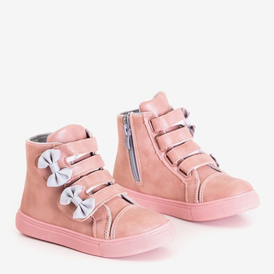 Adidași sport de culoare roz închis cu arcuri Pantloy - Încălțăminte