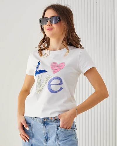 Royalfashion Bluza din bumbac pentru femei