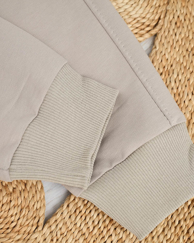 Pantaloni de trening gri deschis de dama - Imbracaminte