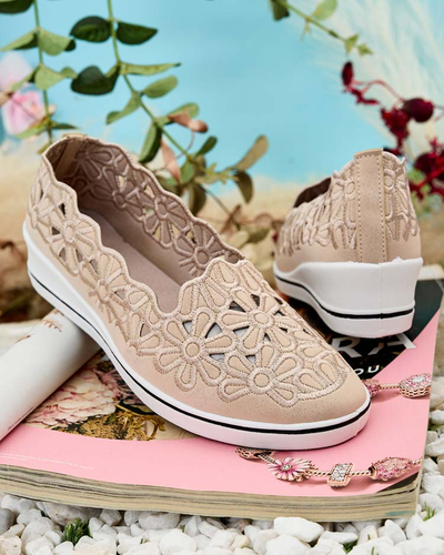 Royalfashion Pantofi demi de damă cu toc mic Dellio