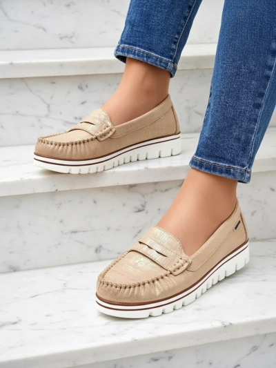 Royalfashion Mocasi din suede ecologic pentru femei Bellisse