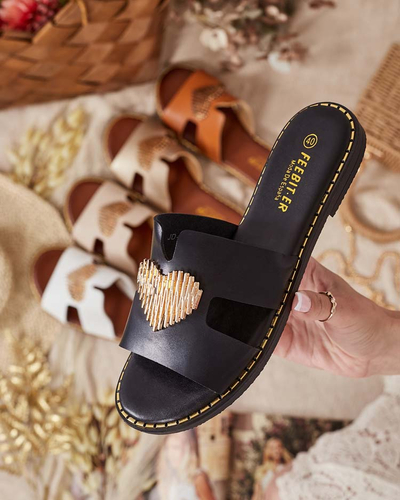 Royalfashion Șlapi cu talpă plată Ortyca pentru femei