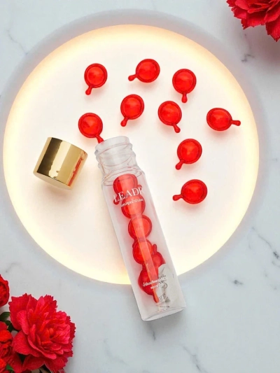 Camellia Aurelia - capsule cu ulei pentru păr cu ulei de camelie și cireșe