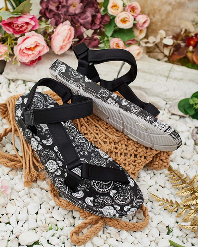 Royalfashion Sandale sport cu talpă plată pentru femei