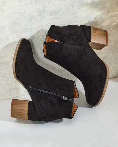 Royalfashion Cizme Ovi din piele întoarsă eko pentru femei