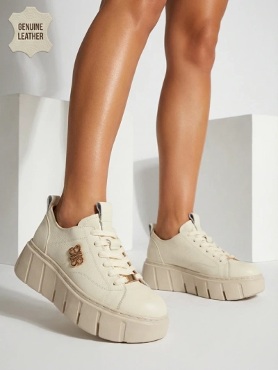 Sneakers sport damă din piele naturală Sacerr