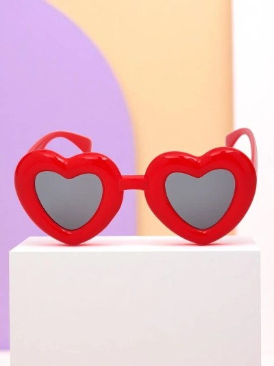 Royalfashion Ochelari de soare pentru copii în formă de inimă