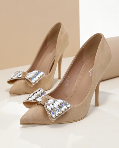 Stiletto-uri pentru femei Royalfashion cu o fundă Cocarte