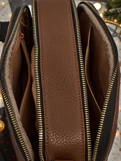 Geantă mică de damă matlasată din piele ecologică Connere