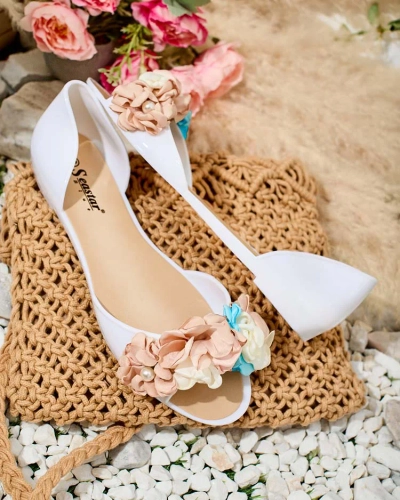 Royalfashion Balerini din cauciuc cu floare Koddies