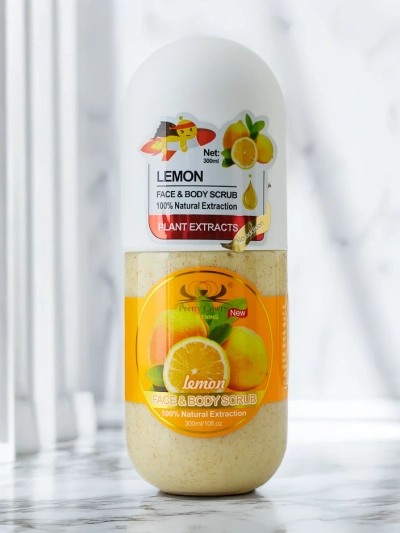 Scrub pentru față și corp Lămâie 300ml