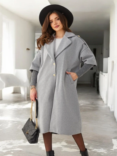 Royalfashion Palton lung pentru femei