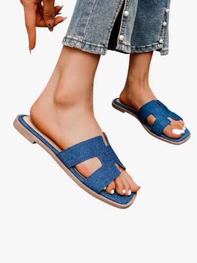 Royalfashion Sandale femei cu talpă plată Eval