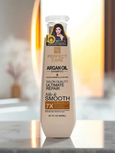 Argento Arganio Silky & Smooth Shampoo wit' Keratin an' Vitamins E+B5 (800ml)