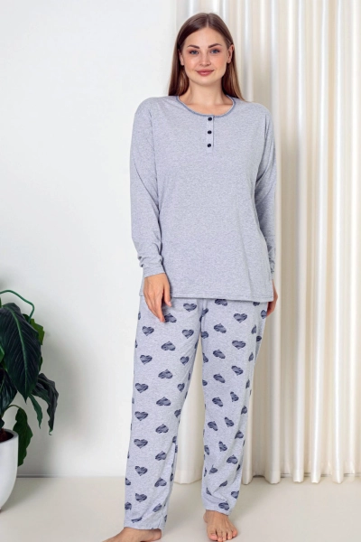 Set de pijama din bumbac pentru femei Royalfashion, MARIME MARE