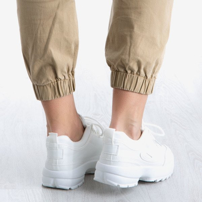 Încălțăminte sport pentru femei Boomshom alb - încălțăminte