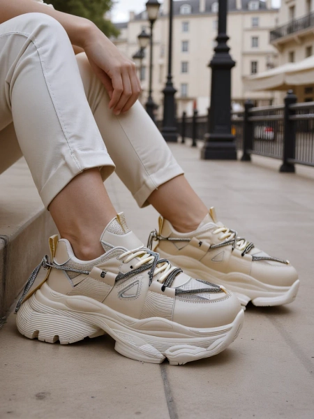 Royalfashion Pantofi sport pentru femei cu talpă groasă Reterri