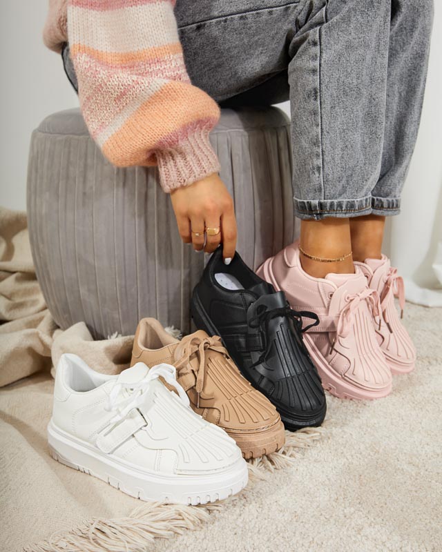 OUTLET Tenisi sport albi dama Sumikoa - Incaltaminte